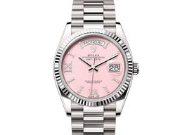 Rolex Day-Date 36 128239-0021 (2024) - Pink dial 36 mm White Gold case