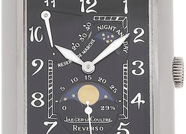 Jaeger-LeCoultre Reverso 270.3.63 (2003) - Black dial 26 mm White Gold case