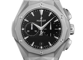 Hublot Classic Fusion Chronograph 549.NI.1270.RX.ORL23 (2024) - Zwart wijzerplaat 41mm Titanium