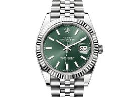 Rolex Datejust 41 126334 (2024) - Groen wijzerplaat 41mm Staal