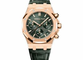 Audemars Piguet Royal Oak Chronograph 26240OR.OO.D404CR.02 (2024) - Green dial 41 mm Rose Gold case