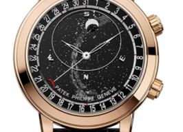 Patek Philippe Celestial 6102R-001 (2022) - Zwart wijzerplaat 44mm Roségoud