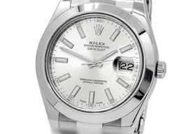 Rolex Datejust II 116300 (2013) - Silver dial 41 mm Steel case