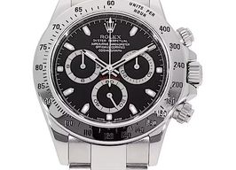 Rolex Daytona 116520 (2004) - Zwart wijzerplaat 40mm Staal