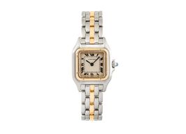Cartier Panthère 66921 (1985) - Champagne dial 22 mm Gold/Steel case