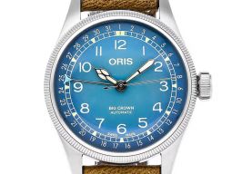 Oris Miles Tonneau 01 754 7779 4065-Set (2023) - Blue dial 38 mm Steel case