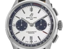 Breitling Premier AB0118221G1X2 (2023) - Silver dial 42 mm Steel case