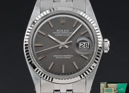 Rolex Datejust 1601 (1973) - Grijs wijzerplaat 36mm Staal