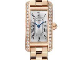 Cartier Tank Américaine WJTA0057 (2026) - Silver dial 15 mm Rose Gold case