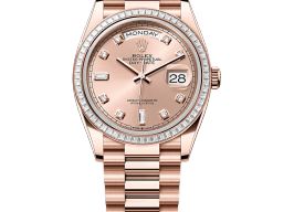 Rolex Day-Date 36 128395TBR (2025) - Roze wijzerplaat 36mm Roségoud