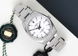 Rolex Oyster Perpetual 34 114200 (2018) - Zilver wijzerplaat 34mm Staal