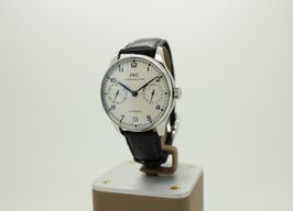 IWC Portuguese Automatic IW500107 (2013) - Zilver wijzerplaat 42mm Staal