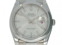 Rolex Datejust 36 116200 (Onbekend (willekeurig serienummer)) - Zilver wijzerplaat 36mm Staal