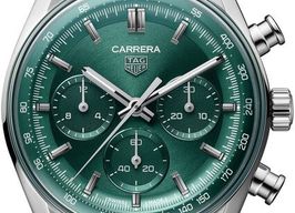 TAG Heuer Carrera CBS2115.BA0053 (2026) - Groen wijzerplaat 41mm Staal