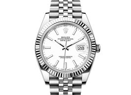 Rolex Datejust 41 126334 (2025) - Wit wijzerplaat 41mm Staal