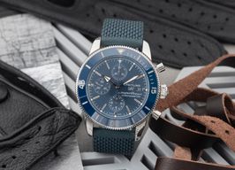 Breitling Superocean Heritage II Chronograph A13313161C1S1 (Onbekend (willekeurig serienummer)) - Blauw wijzerplaat 44mm Staal