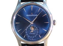 Jaeger-LeCoultre Master Ultra Thin Moon Q1368480 (2024) - Blauw wijzerplaat 39mm Staal