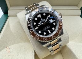 Rolex GMT-Master II 126711CHNR (2024) - Zwart wijzerplaat 40mm Goud/Staal