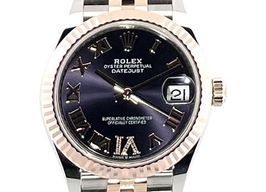 Rolex Datejust 31 278271 (2023) - Purple dial 31 mm Gold/Steel case