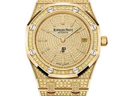 Audemars Piguet Royal Oak Jumbo 16202BA.HH.1241BA.01 (2025) - Geel wijzerplaat 39mm Geelgoud
