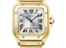 Cartier Santos Dumont WGSA0107 (2026) - Zilver wijzerplaat 34mm Geelgoud