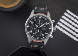IWC Pilot Chronograph IW377709 (Unknown (random serial)) - Black dial 43 mm Steel case