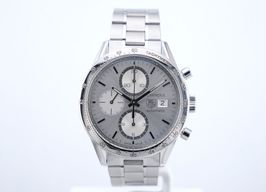 TAG Heuer Carrera Calibre 16 CV2017-2 (Unknown (random serial)) - Silver dial 41 mm Steel case