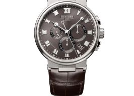 Breguet Marine 5527TI/G2/9WV (2026) - Grijs wijzerplaat 42mm Titanium