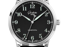 Glashütte Original Senator Excellence 1-36-01-03-02-65 (2024) - Zwart wijzerplaat 40mm Staal