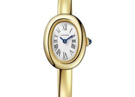 Cartier Baignoire WGBA0021 (2024) - Silver dial Unknown Yellow Gold case