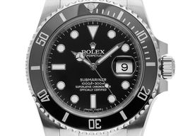 Rolex Submariner Date 116610LN (2016) - Zwart wijzerplaat 40mm Staal