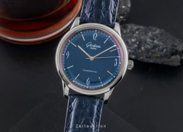 Glashütte Original Sixties 1-39-52-06-02-04 (2024) - Blauw wijzerplaat 39mm Staal