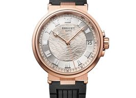 Breguet Marine 5517BR/12/5ZU (2022) - Zilver wijzerplaat 40mm Roségoud