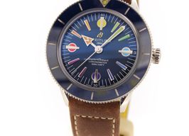 Breitling Superocean Heritage A103702A1C1X2 (2020) - Blauw wijzerplaat 42mm Staal
