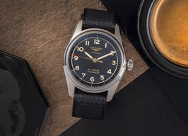 Longines Spirit L3.810.1.53.2 (Onbekend (willekeurig serienummer)) - Grijs wijzerplaat 40mm Titanium