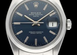 Rolex Oyster Perpetual Date 1500 (1971) - Blauw wijzerplaat 34mm Staal