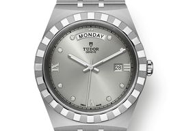 Tudor Royal 28600-0002 (2024) - Zilver wijzerplaat 41mm Staal