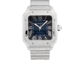 Cartier Santos WSSA0063 (2024) - Blue dial 35 mm Steel case