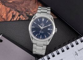 Omega Seamaster Aqua Terra 2503.80.00 (Onbekend (willekeurig serienummer)) - Blauw wijzerplaat 39mm Staal
