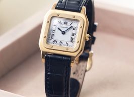 Cartier Santos Dumont 96053 (Unknown (random serial)) - White dial 23 mm Yellow Gold case