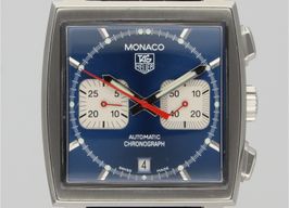 TAG Heuer Monaco CW2113 (2008) - Blue dial 38 mm Steel case