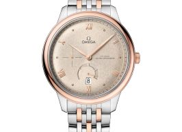 Omega De Ville 434.20.41.21.09.001 (2025) - Beige wijzerplaat 41mm Goud/Staal