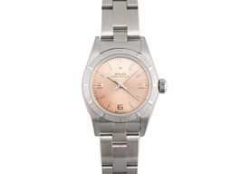 Rolex Oyster Perpetual 76030 (Unknown (random serial)) - Pink dial 26 mm Steel case