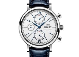 IWC Portofino Chronograph IW391037 (2025) - Silver dial 42 mm Steel case