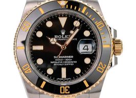 Rolex Submariner Date 116613LN (2017) - Black dial 40 mm Gold/Steel case