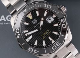 TAG Heuer Aquaracer 300M WAY201A.BA0927 (2021) - Zwart wijzerplaat 43mm Staal