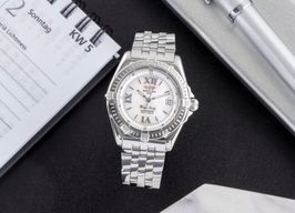 Breitling Wings Lady A67350 (2001) - Pearl dial 31 mm Steel case