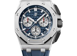 Audemars Piguet Royal Oak Offshore Chronograph 26420TI.OO.A027CA.01 (2025) - Blue dial 43 mm Titanium case
