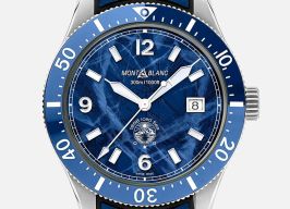 Montblanc 1858 129370 (2023) - Blue dial 41 mm Steel case