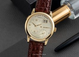 A. Lange & Söhne Lange 1 101.021 (Onbekend (willekeurig serienummer)) - Zilver wijzerplaat 39mm Geelgoud